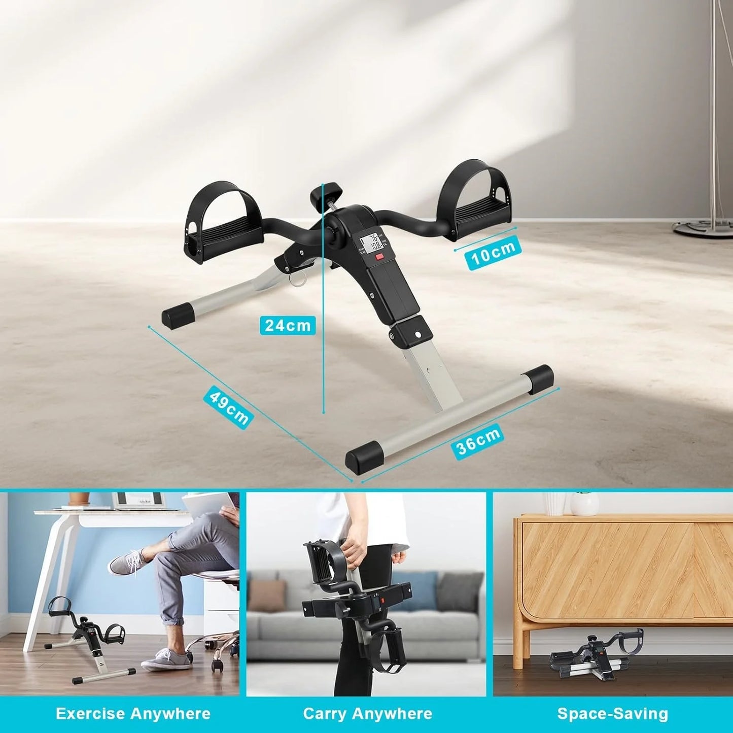 Mini pedal apartment Bike folding Fitness Fitness Bike indoor exercise Bike