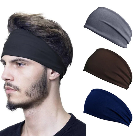 2PCS European and American sports sweatband running and fitness headband headband outdoor fitness headband