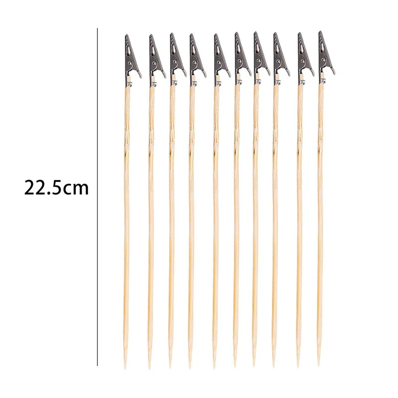 10-100Pcs Wood Metal Detachable Alligators Clips Painting Stand Clamp for Airbrush Model Part DIY Craft Work Model Painting Tool