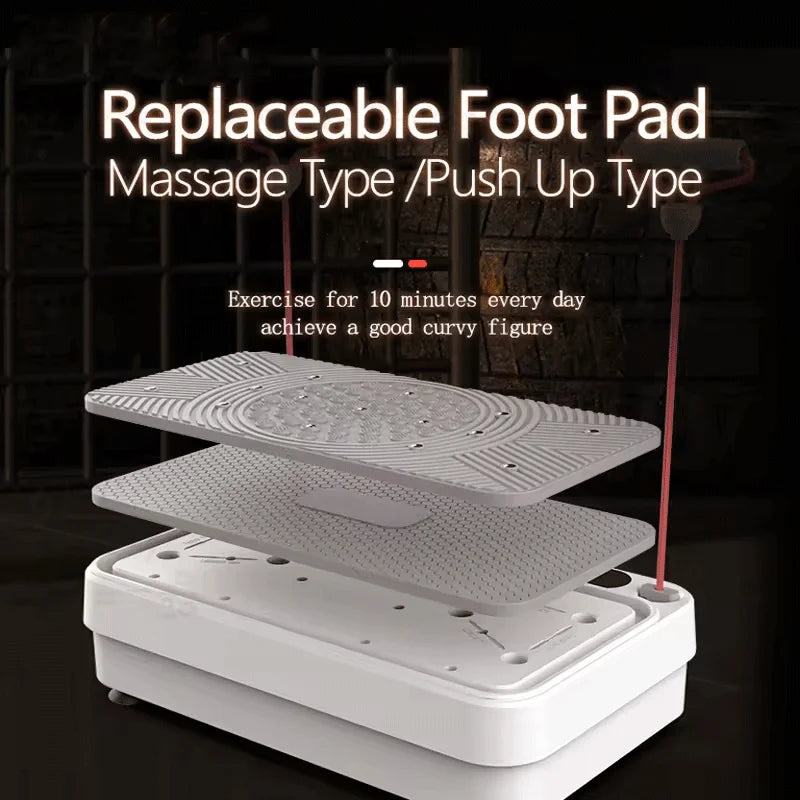 Fitness Body Vibration Plate Abs Material Workout Fitness Fat Vibrator Platform