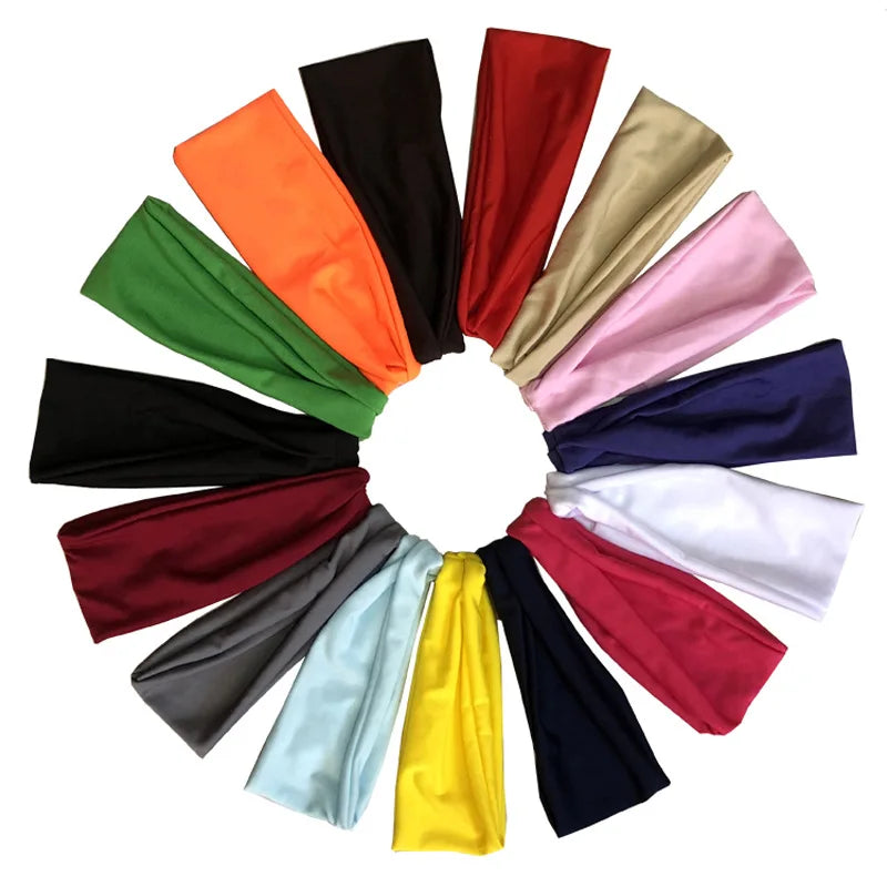 2PCS European and American sports sweatband running and fitness headband headband outdoor fitness headband