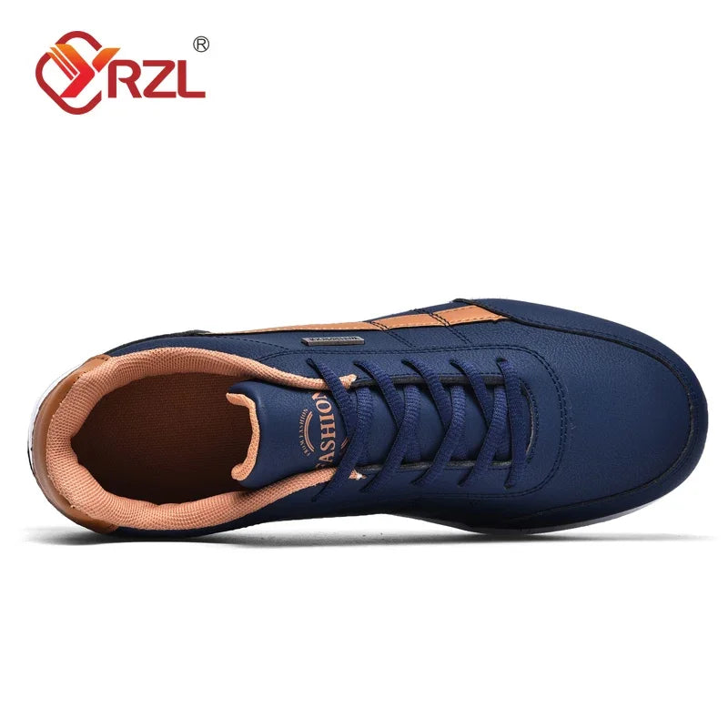 Men’s Waterproof Casual Sneakers – Non-Slip Rubber Sole
