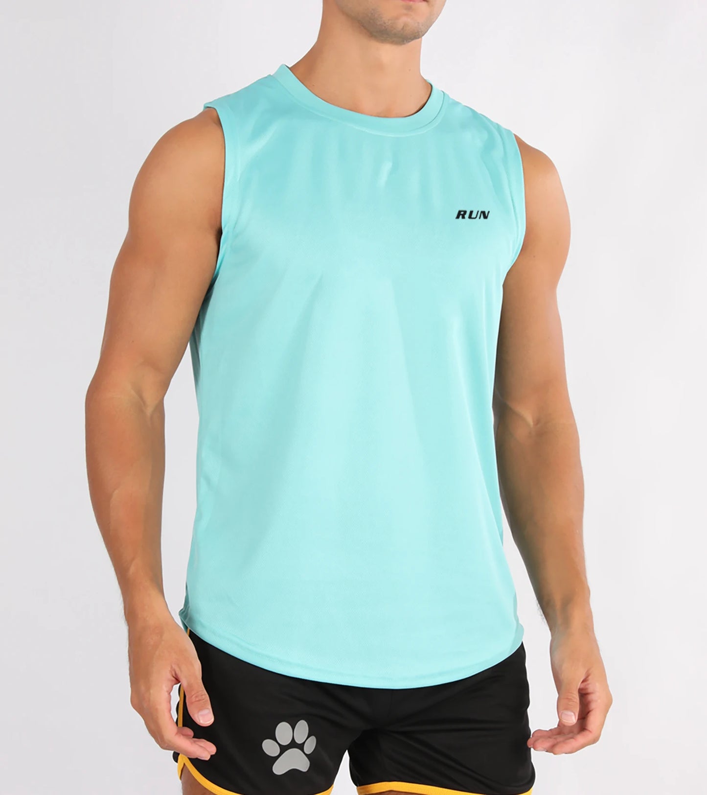Men's summer fitness vest, fitness training suit, speed fitness, loose fitting sleeveless shirt, fashionable basketball vest