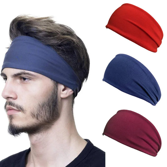 2PCS European and American sports sweatband running and fitness headband headband outdoor fitness headband
