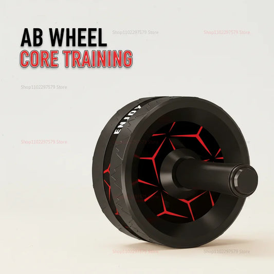 Suitable for home portable abdominal fitness wheel in gym, abdominal fitness device, silent abdominal fitness wheel, rubber