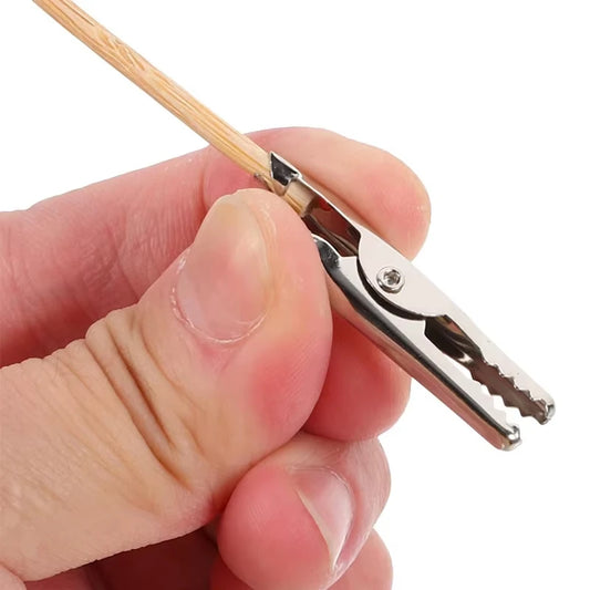 10-100Pcs Wood Metal Detachable Alligators Clips Painting Stand Clamp for Airbrush Model Part DIY Craft Work Model Painting Tool