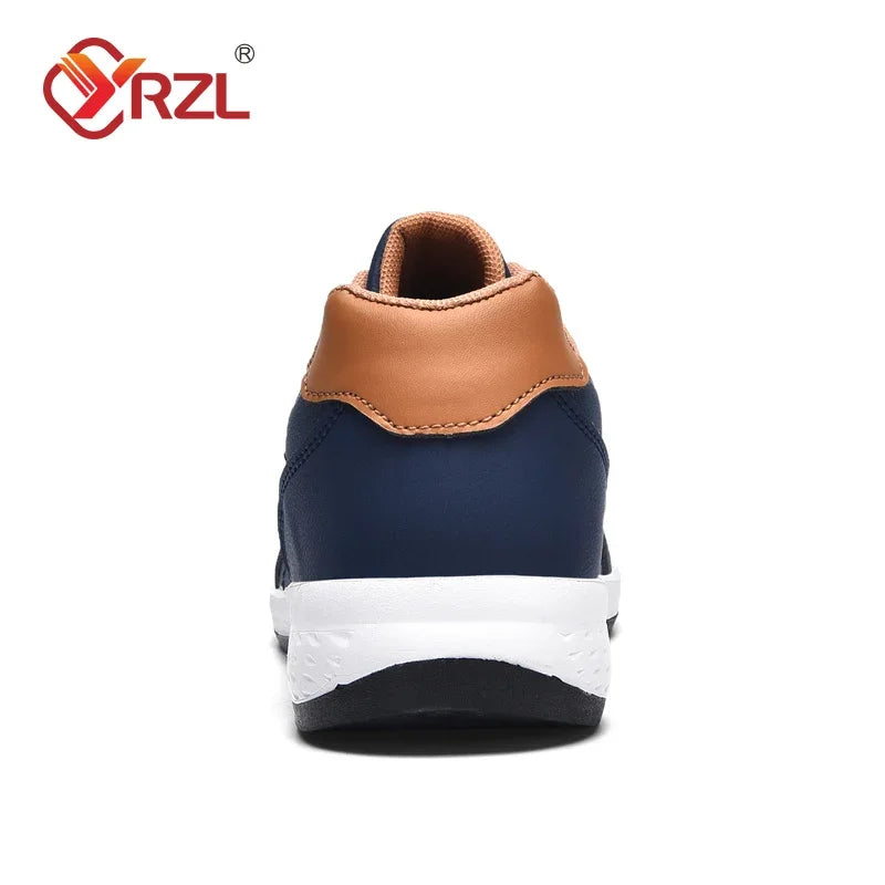 Men’s Waterproof Casual Sneakers – Non-Slip Rubber Sole