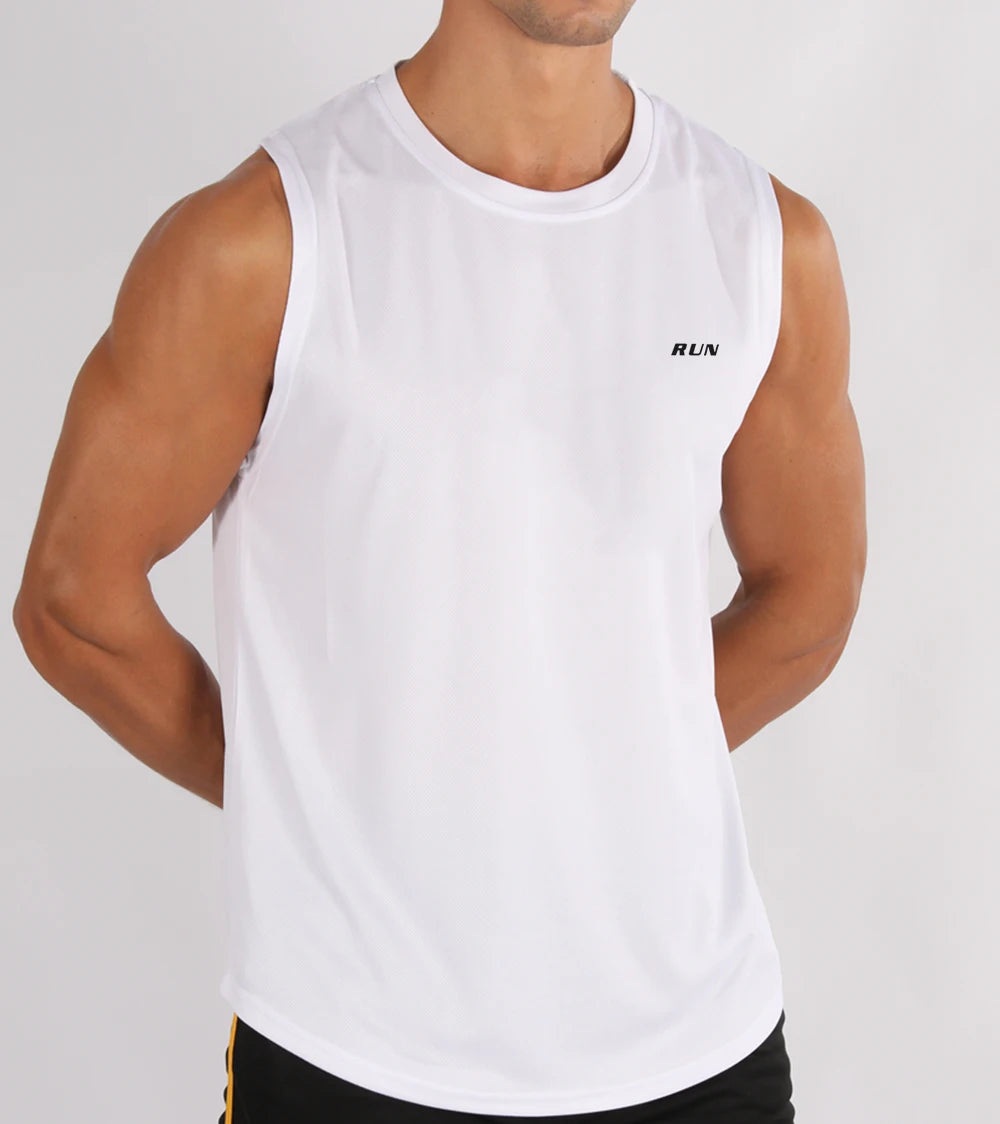 Men's summer fitness vest, fitness training suit, speed fitness, loose fitting sleeveless shirt, fashionable basketball vest