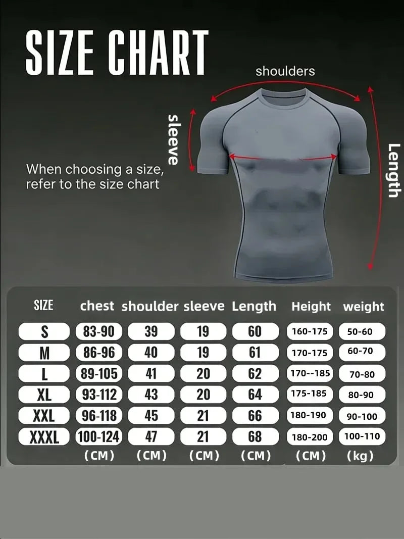 New men's and women's fitness clothes, Gothic line printing, elastic quick drying breathable fabric suitable for fitness