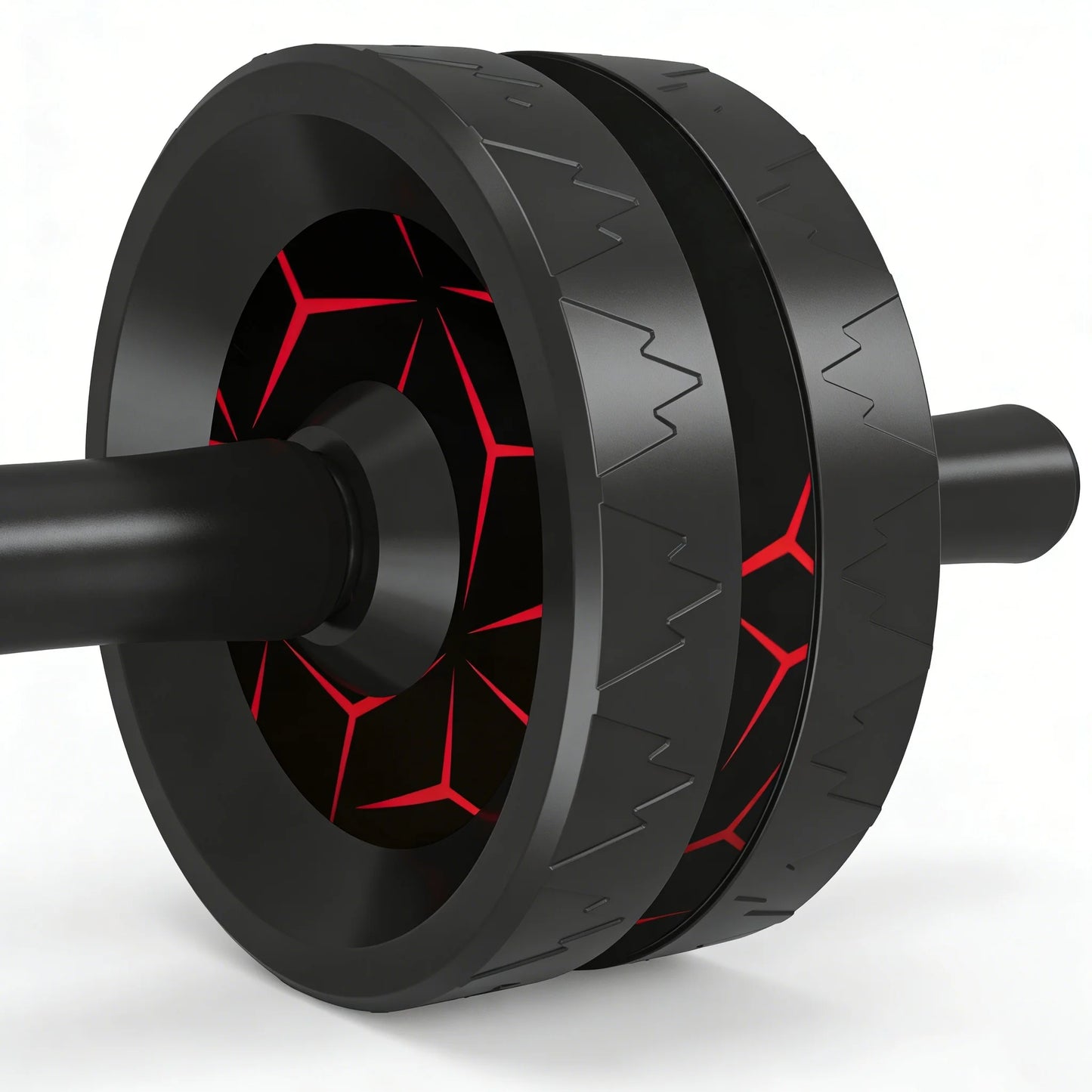 Suitable for home portable abdominal fitness wheel in gym, abdominal fitness device, silent abdominal fitness wheel, rubber