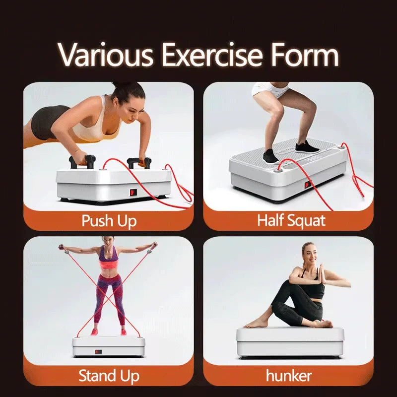 Fitness Body Vibration Plate Abs Material Workout Fitness Fat Vibrator Platform