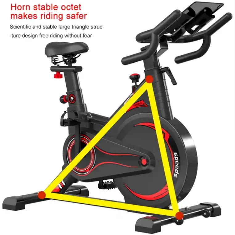 Fitness Spinning Bicycle Magnetic Resistance Machines Gym Exercise Bike Indoor Cycling Stationary Bike Cardio
