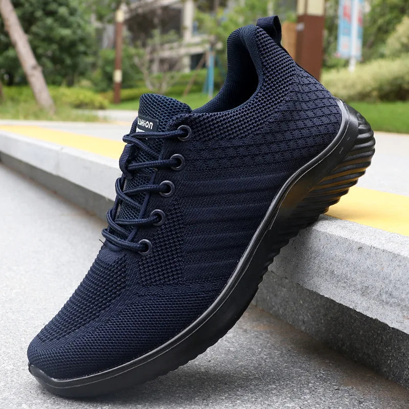 Men's Breathable Casual Sneakers For Walking & Running
