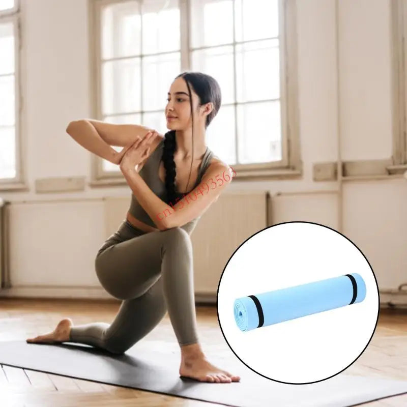 448C Nonslip Exercise Fitness Pilates Mat Exercise Body Building Blanket Sports Fitness Mat Gymnastics Mat Fitness Equipment