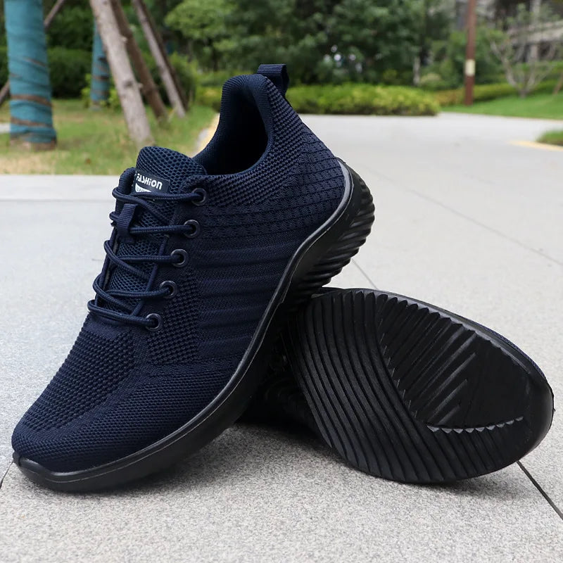 Men's Breathable Casual Sneakers For Walking & Running