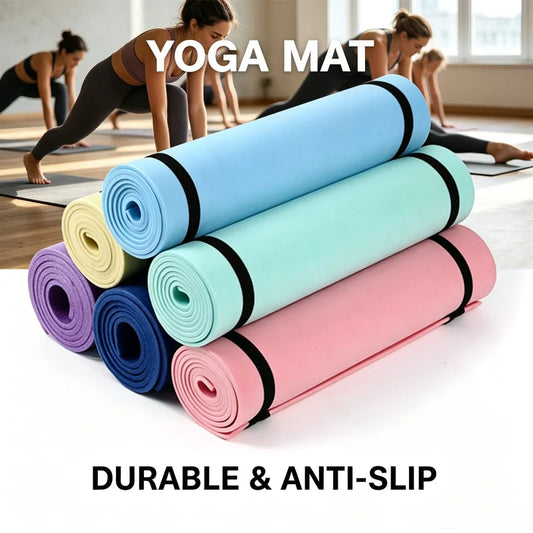 448C Nonslip Exercise Fitness Pilates Mat Exercise Body Building Blanket Sports Fitness Mat Gymnastics Mat Fitness Equipment