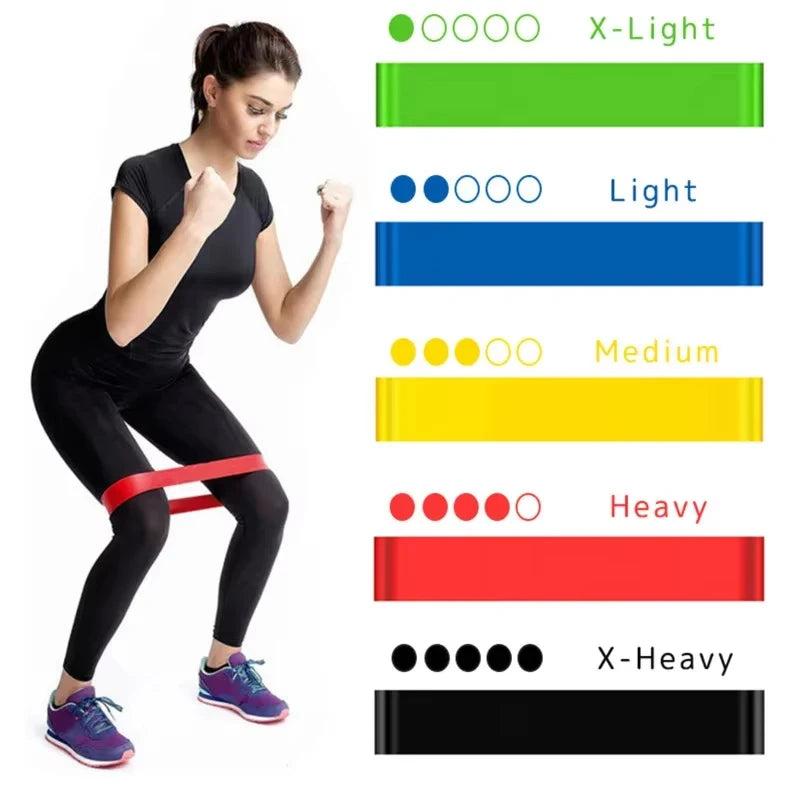 Fitness Elastic Resistance Bands Home Training Yoga Sport Resistance Bands Stretching Pilates Workout Gym Equipment Stretching